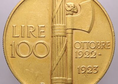 100 LIRE 1923 FASCIO VITTORIO EMANUELE III R